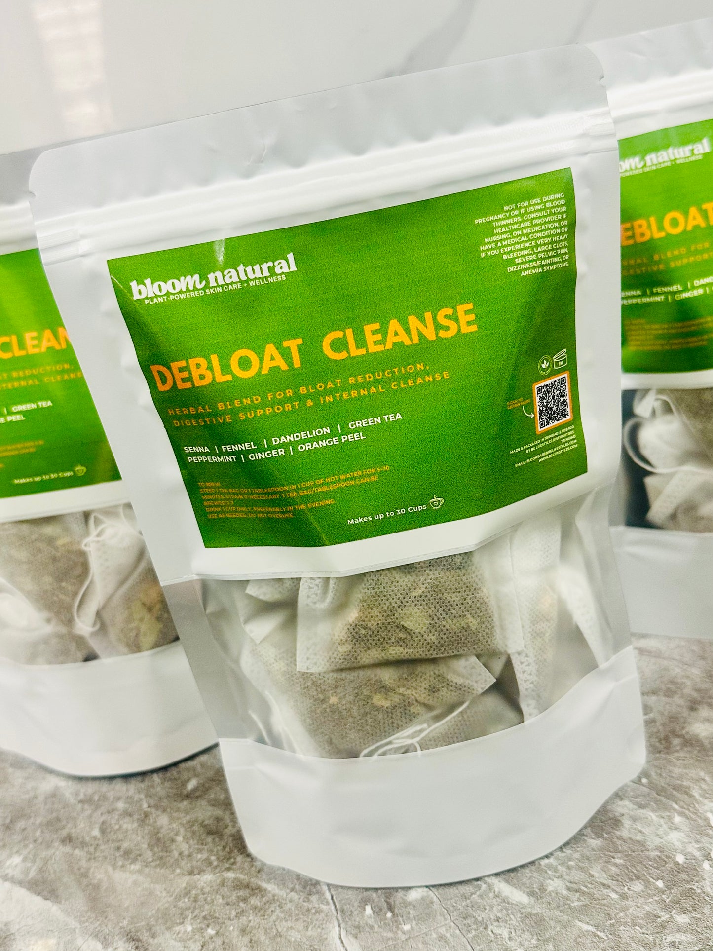 Debloat Cleanse – Herbal Tea for a Flatter Stomach + Bloat Relief