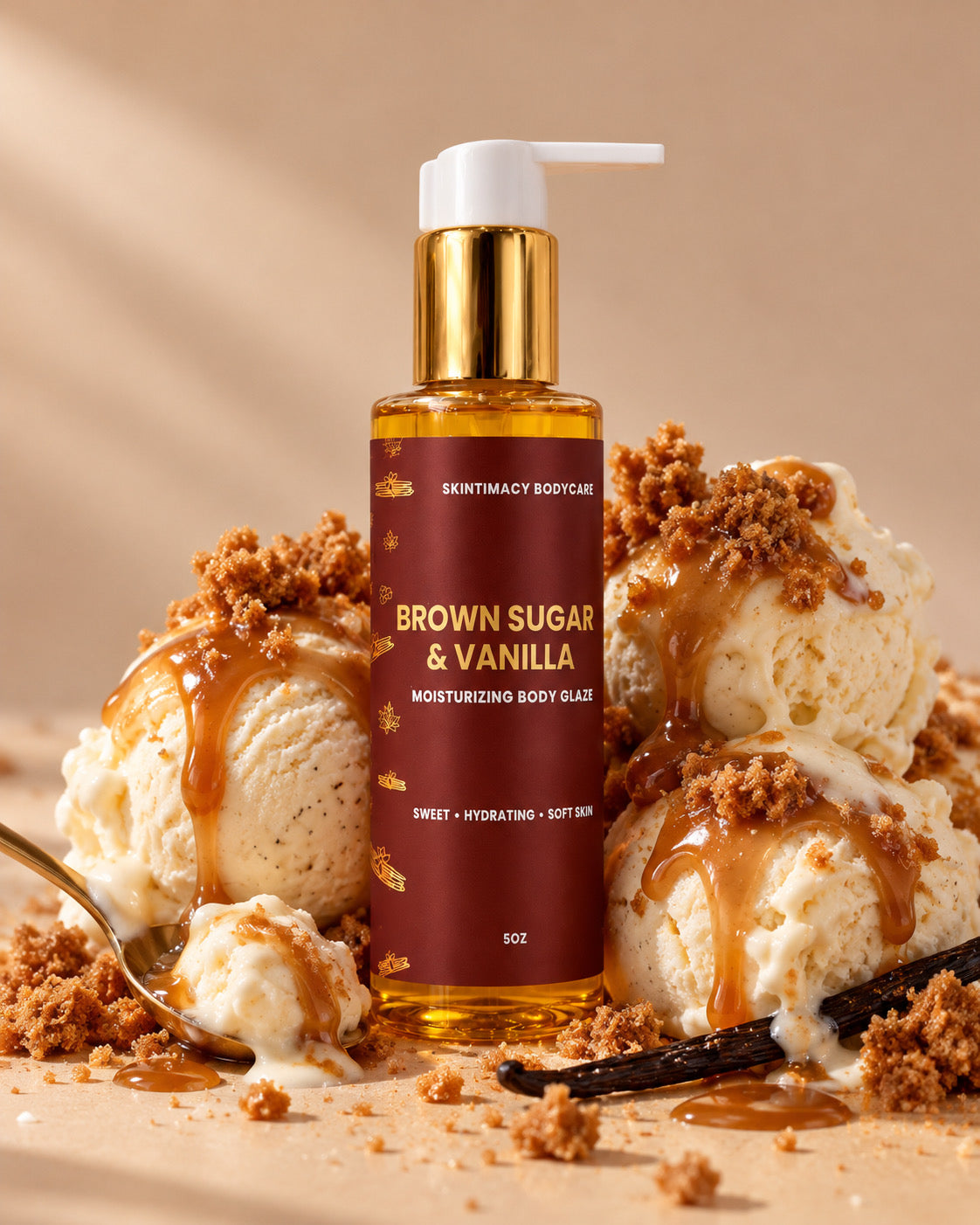 Brown Sugar & Vanila Body Glaze