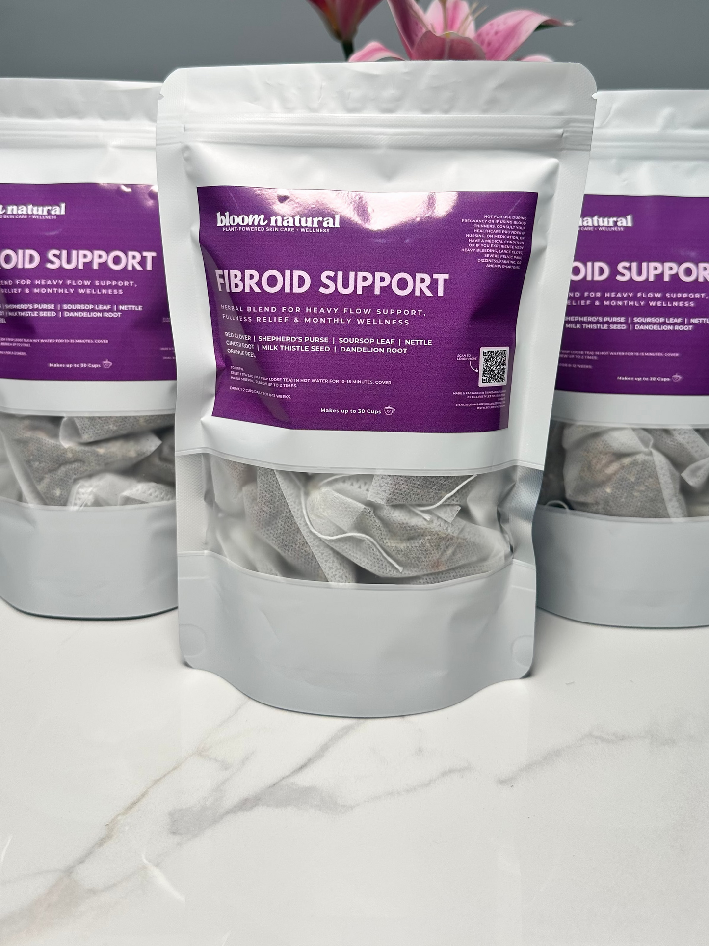 Fibroid Support – Herbal Tea for Heavy Cycle Support, Flow Comfort and Monthly Wellness