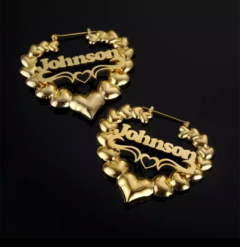 Bomb A$$ Hoops (Customizable)