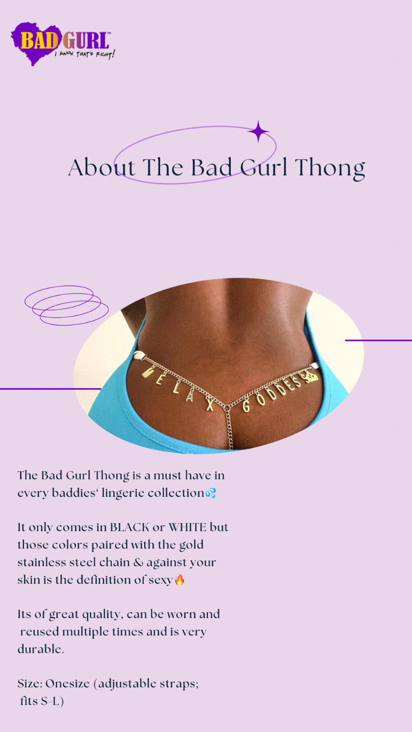 Bad Gurl Thong (Trinidad/Tobago Customers Only)
