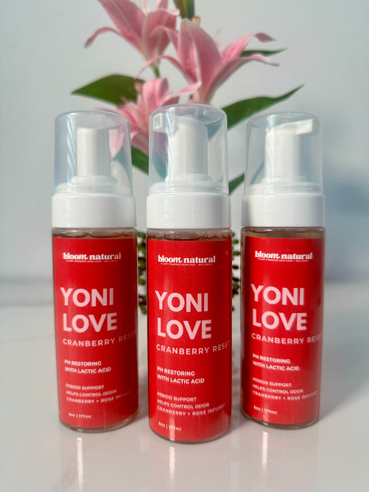 Yoni Love Cranberry Reset – pH Restoring Intimate Wash with Lactic Acid