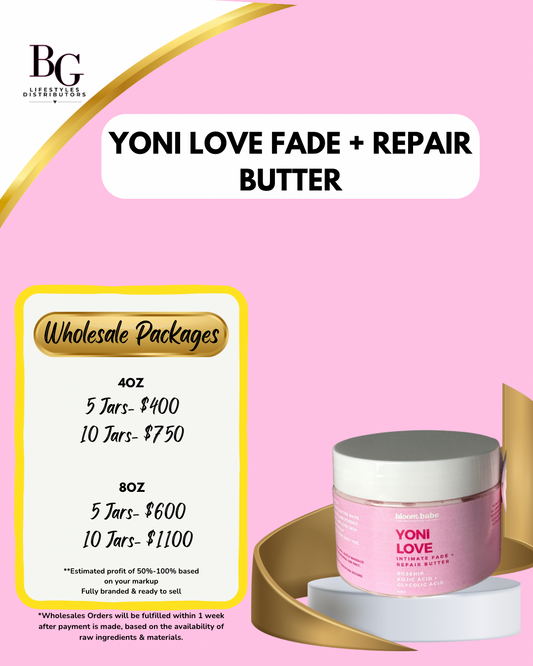 Wholesale- Yoni Love Intimate Fade + Repair Butter