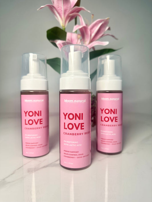 Yoni Love Cranberry Reset – pH Restoring Intimate Wash with Lactic Acid