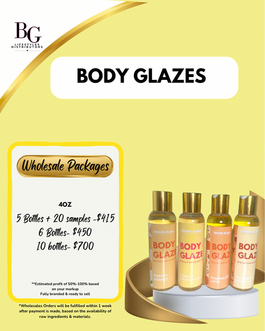 Wholesale- Body Glazes