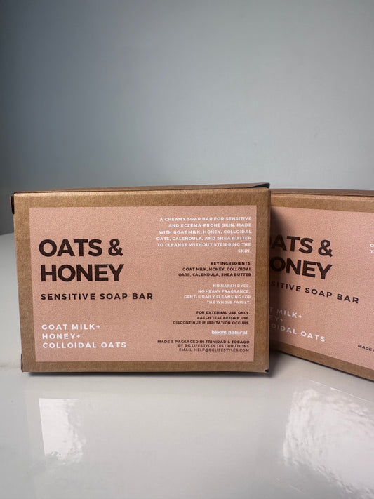 Oats & Honey- Dry Skin Soothing Bar | Sensitive Skin | Gentle Daily Cleanser