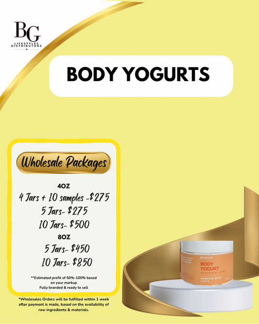 Wholesale- Body Yogurts