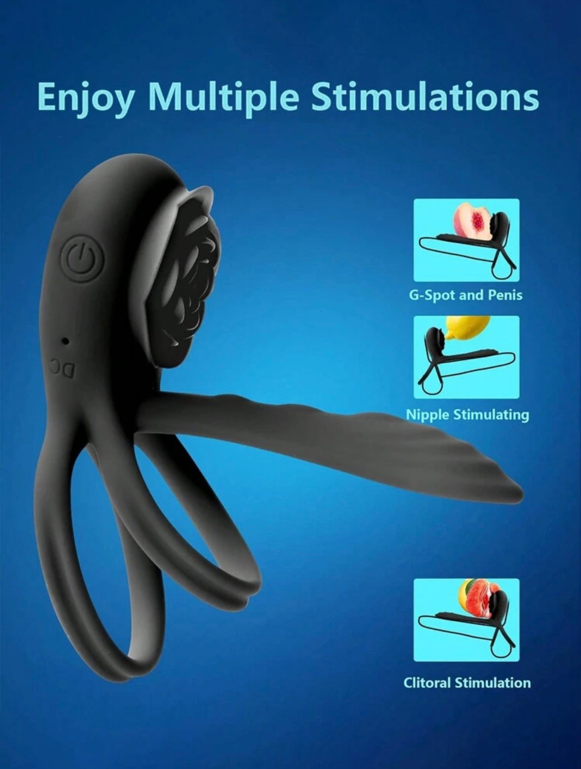 Triple Trouble Penis Ring