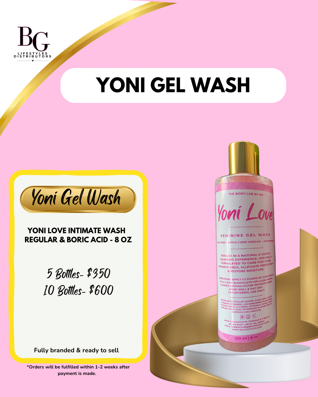 Wholesale- Yoni Wash