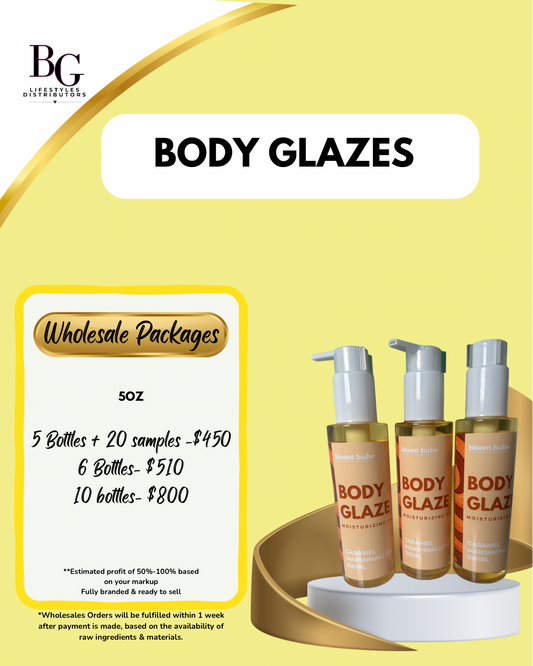 Wholesale- Body Glazes