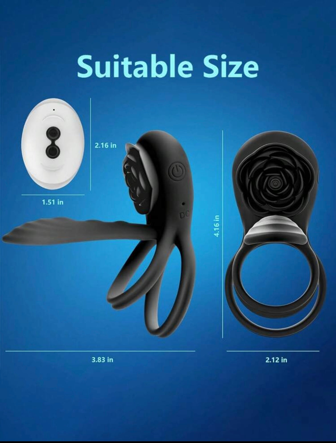 Triple Trouble Penis Ring