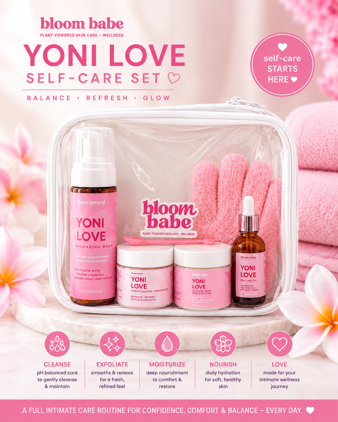 Yoni Love Intimate Care Bundle