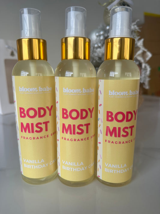 Vanilla Birthday Cake Body Mist