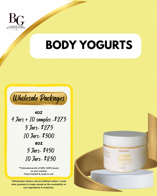 Wholesale- Body Yogurts